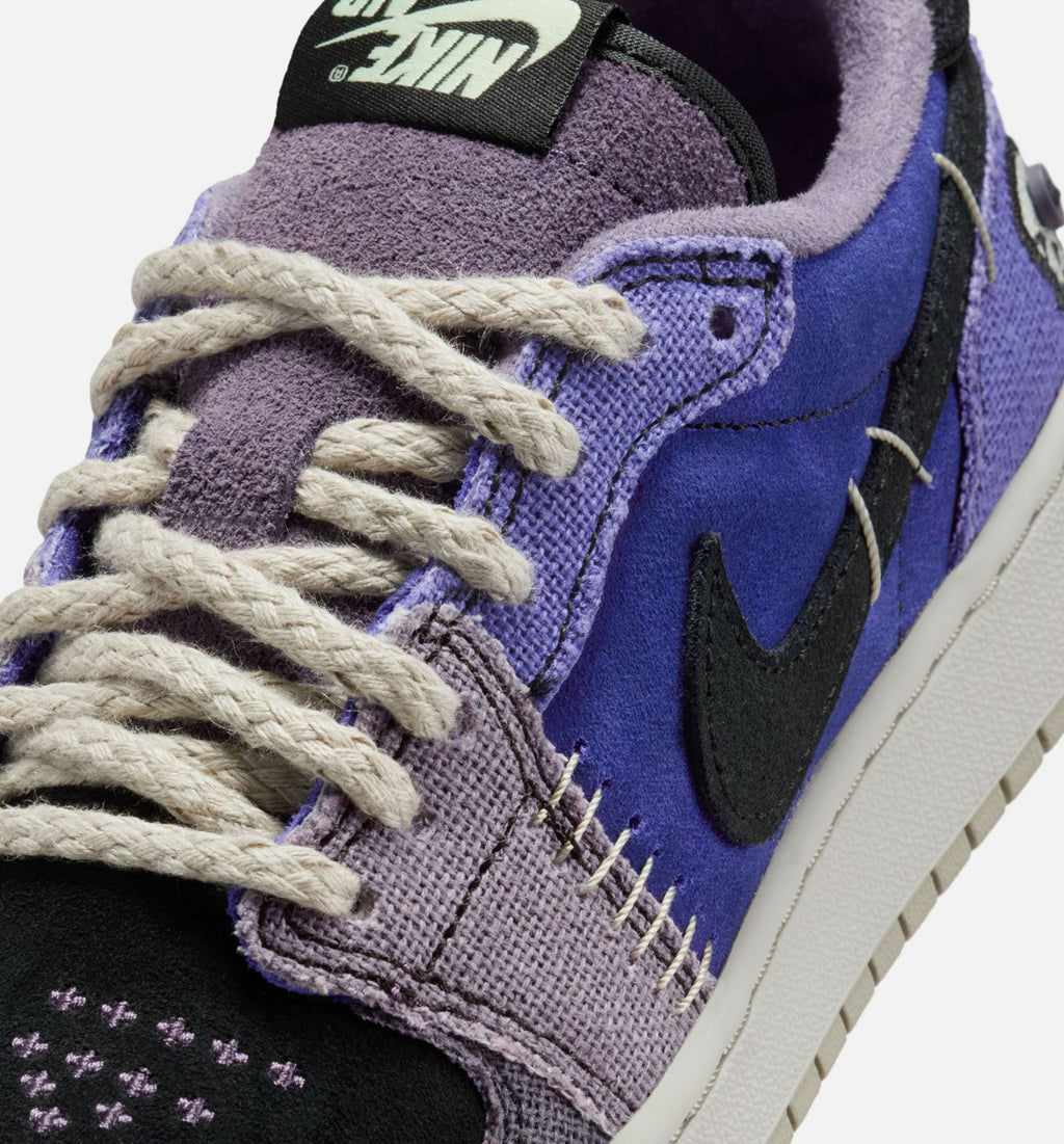 Air Jordan 1 Low OG Grade School Sneakers - Regency Purple/Dark Raisin