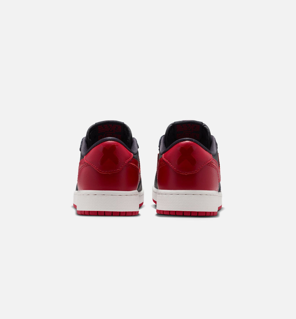 Air Jordan 1 Retro Low OG Banned Grade School Sneakers - Black/Varsity Red/Summit White | Free Shipping