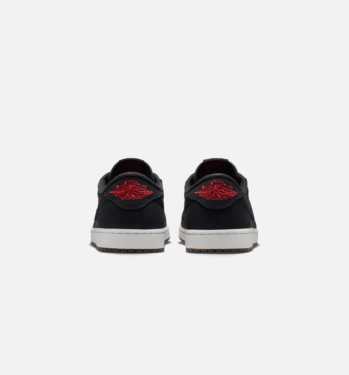 Air Jordan 1 Retro Low OG Laser Black and Varsity Red Men's Sneakers - Black/Varsity Red/Summit White | Free Shipping