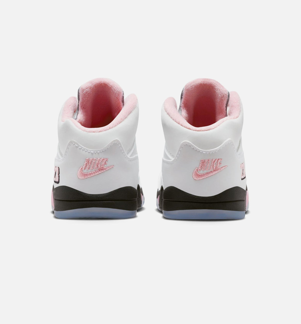 Air Jordan 5 Retro Medium Soft Pink Infant & Toddler Sneakers - White/Black/Medium Soft Pink