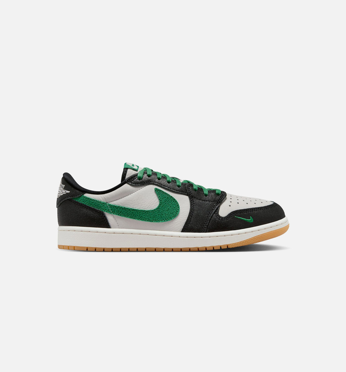 Air Jordan 1 Retro Low OG Phantom and Pine Green Men's Sneakers - Phantom/Pine Green/Black | Free Shipping