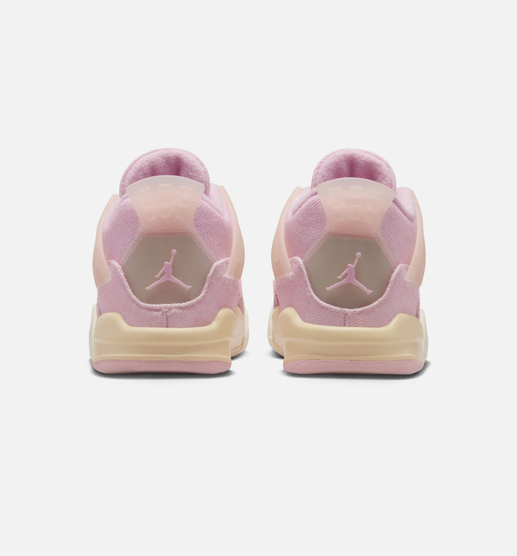 Air Jordan 4 Retro Pink Pearl and Iced Carmine Infant & Toddler Sneakers - Iced Carmine/Coconut Milk/Anthracite/Muslin/Pinksicle