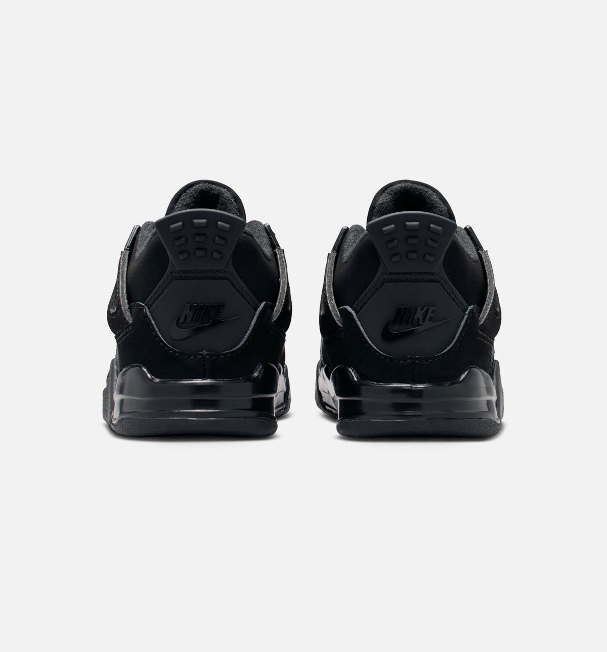 Air Jordan 4 Retro Black Cat Infant & Toddler Sneakers - Black/Light Graphite