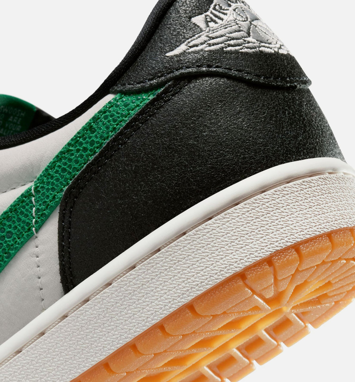 Air Jordan 1 Retro Low OG Phantom and Pine Green Men's Sneakers - Phantom/Pine Green/Black | Free Shipping