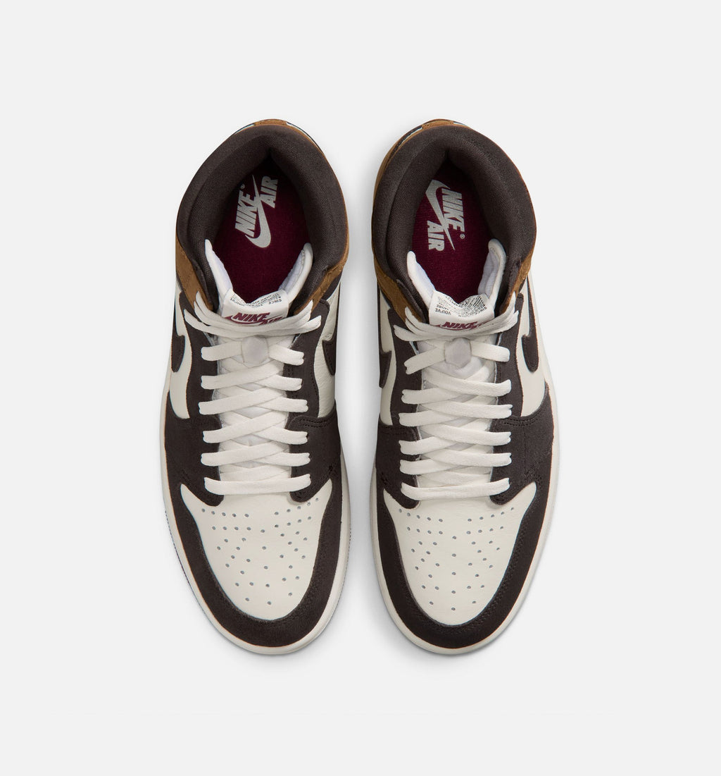 Air Jordan 1 Retro High OG Love Letter Men's Sneakers - Shadow Brown/Team Red/Light British Tan | Free Shipping