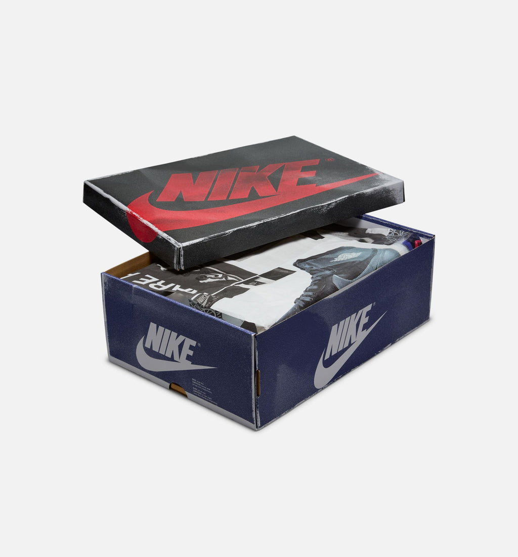 Air Jordan 1 Retro High OG Rare Air Deep Royal Blue Men's Sneakers - White/Black/Neutral Grey/Deep Royal Blue